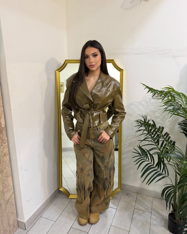 Jeans baggy sabbiato art