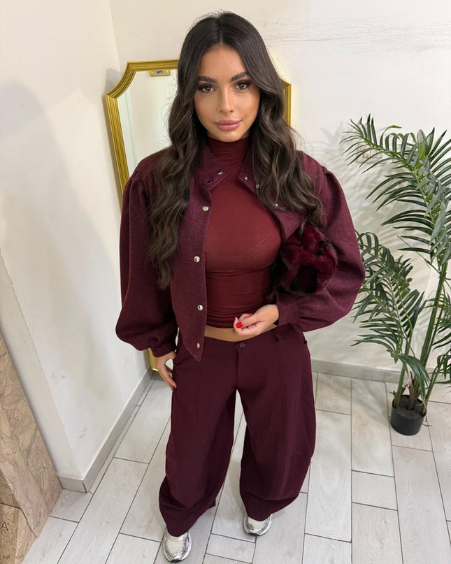 JACKET Bordeaux