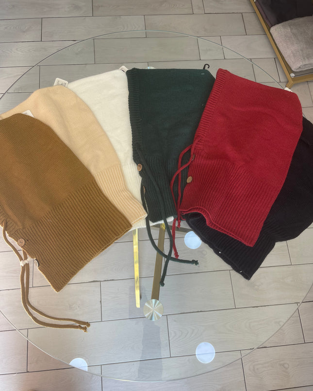 BALACLAVA CON BOTTONE